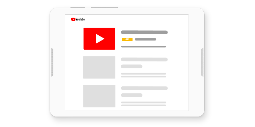 Annunci Video youtube Discovery